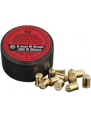 Cartucce a salve Geco 9 mm R.K / .380 R Blanc confezione 50 pz