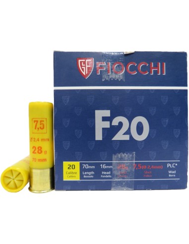Cartucce Fiocchi F 20 Trap cal. 20/70...