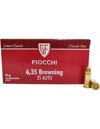 Cartucce Fiocchi cal. 6,35 Browning...