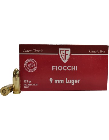 Cartucce Fiocchi cal. 9x19 9 mm luger...