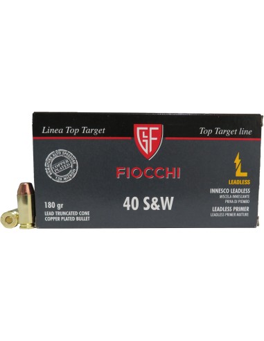 Cartucce Fiocchi cal. 40 S&W LL 180 gr
