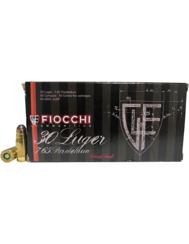 Cartucce Fiocchi cal. 7,65 parabellum...