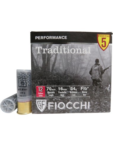 Cartucce Fiocchi Traditional Borra...