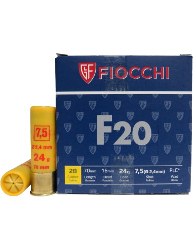 Cartucce Fiocchi F 20 Trap cal. 20/70...