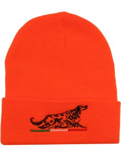 Berretto arancio con stampa...