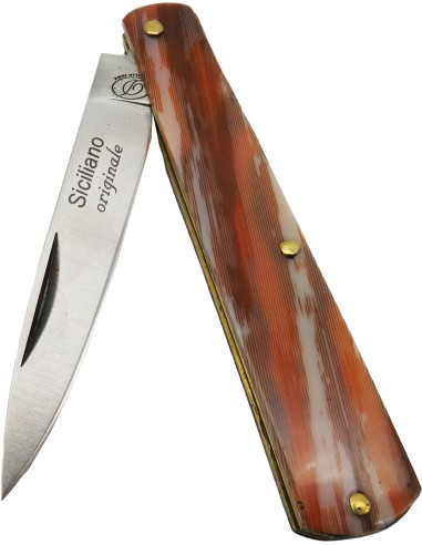 10 COLTELLO PLASTICA GIALLO 17,1 cm 