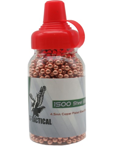 Pallini acciaio ramati 4,5 mm 0,33 g...