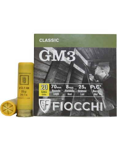 Cartucce Fiocchi GM3 cal. 20/70 25 g...