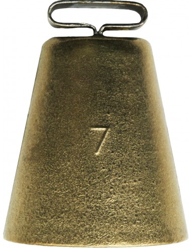 Campanaccio sardo in ottone 7 per...