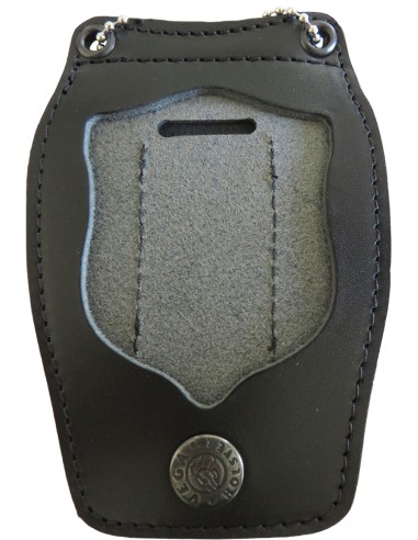 Porta placca Vega in cuoio con...
