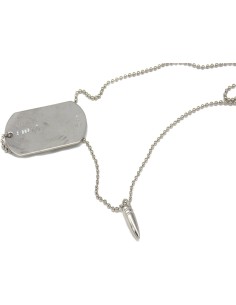 Targhetta metallica USA inox 2