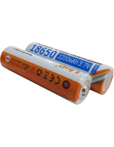 Batteria 18650 3.7 V 3200 mAh Li-ion...