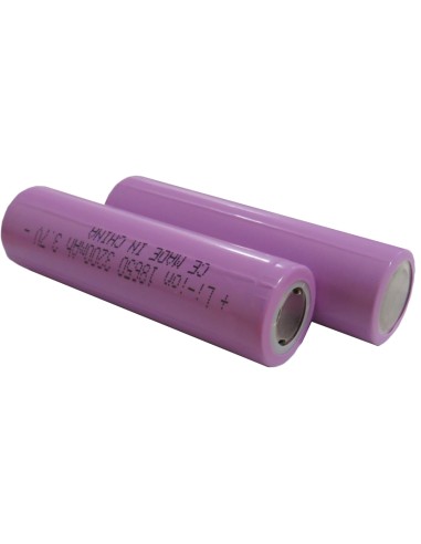 Batteria 18650 3.7 V 3200 mAh Li-ion 30A Flat Top