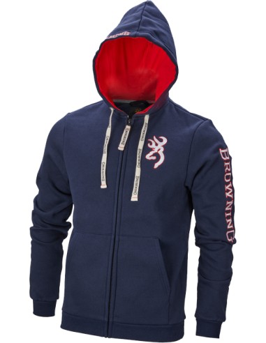 Felpa Browning Snapshot con zip Dark...