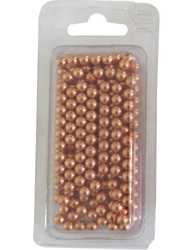 Pallini di metallo ramati 6 mm JS...