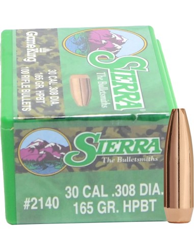 Palle Sierra .30 / 308 165 gr HPBT...