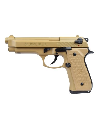 Pistola a salve Bruni 92 calibro 9 mm desert tan