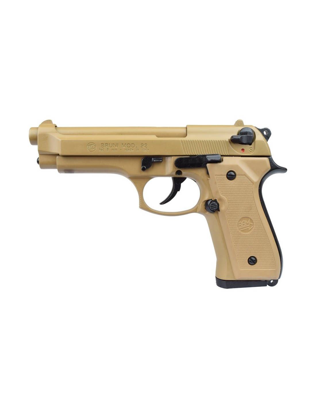 PISTOLA A SALVE BRUNI BERETTA 92 9MM (SCACCIACANI) PISTOLE A SALVE