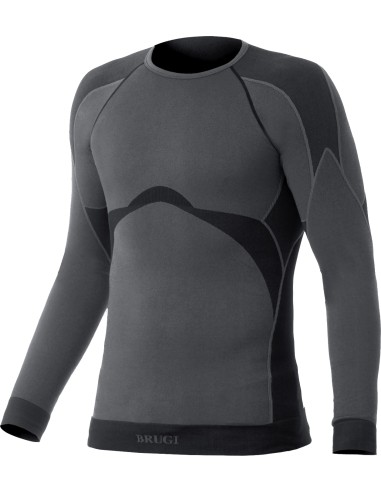 Maglia termica Brugi Seamless nero