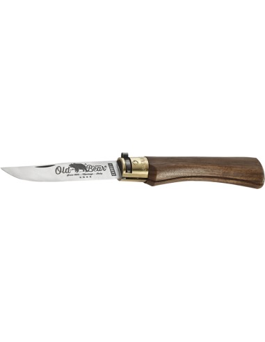 Coltello Old Bear manico noce lama in... Coltello Old Bear manico noce lama in...