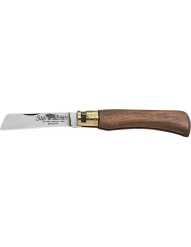 Coltello Old Bear manico noce lama... Coltello Old Bear manico noce lama...