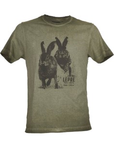 Univers - T-Shirt verde con...