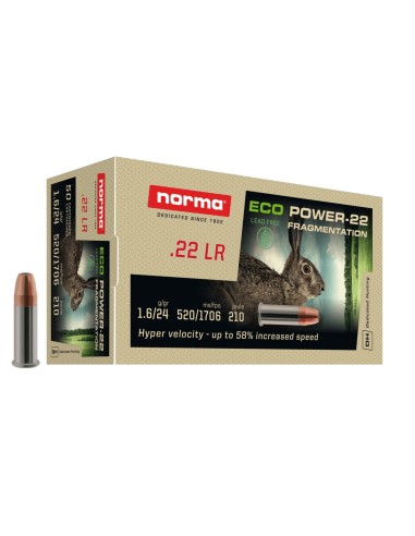 Cartucce Norma ECO Power cal. 22 LR...