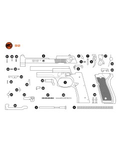 Ricambi Kit Bruni 92 8 mm /...