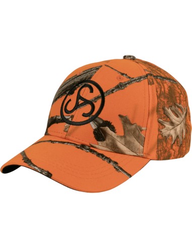 Cappellino Sauer Blaze Orange Leaf camo