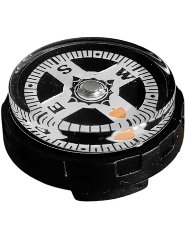 Bussola Virginia da orologio 3 cm nera