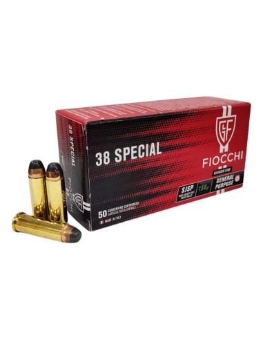 Cartucce Fiocchi cal. 38 Special SJSP...