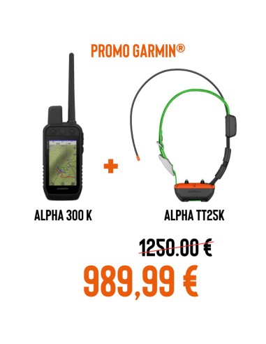 Palmare Garmin Alpha 300 k + Collare...
