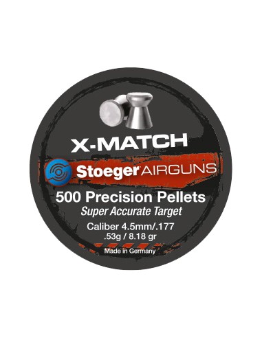 Pallini cal. 4,5 Stoeger X-Match 500 pz 0,53 g