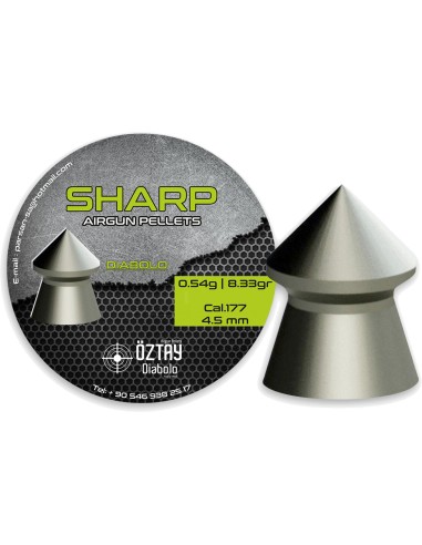 Pallini cal. 4,5 Oztay Sharp 250 pz...