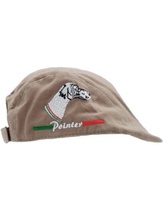 Coppola beige con ricamo...