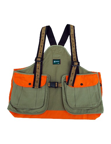 Gilet trisacca in canvas da caccia Ra...