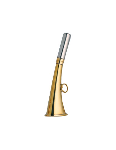 Corno in ottone da 16 cm