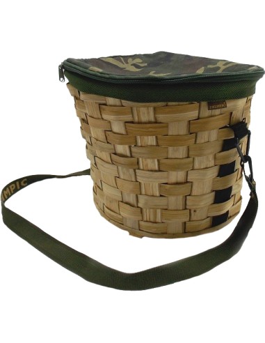 Cesta in castagno per funghi con...