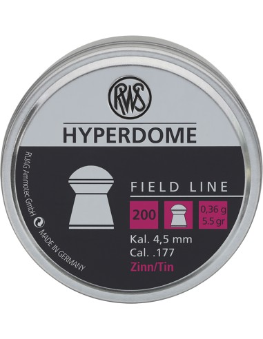Pallini cal. 4,50 Rws hyper dome 0,36...