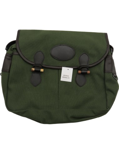 Borsa Quaglia canvas cm 37x28x11