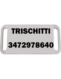 Targhetta rettangolare per...