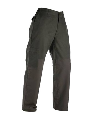 Pantalone da caccia in cotone verde