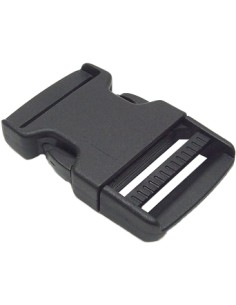 Fibbia in polimero nero H 4